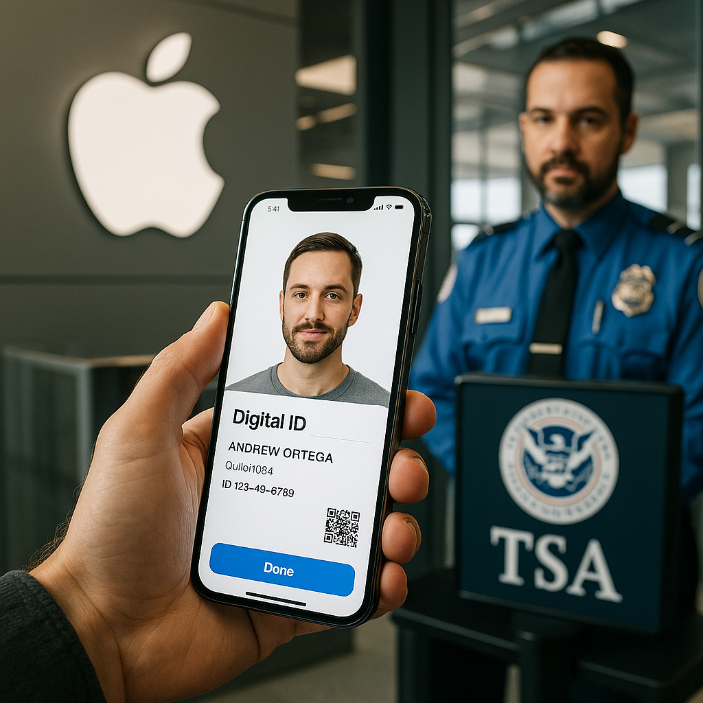 TSA rolling out Digital ID with Apple
